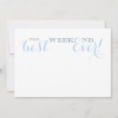 Search for save this weekend invitations Blue