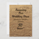 Search for 50th anniversary vow renewal invitations Vows