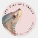 Search for sea creature return address labels Cute
