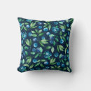 Recherche de bleu de bleuet coussins Motif
