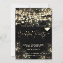 Search for black gold cocktail party invitations Festive