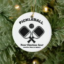 Search for pickleball paddle ornaments Sports