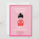 Recherche de doll birthday invitations Kokeshi