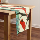 Search for red cardinal table runners Vintage