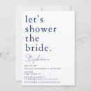 Search for navy and white bridal shower invitations Modern