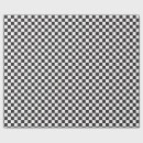Search for black and white check wrapping paper Squares