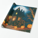 Search for jack o lantern wrapping paper Spooky