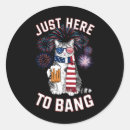 Search for fourth of july cat stickers Independence