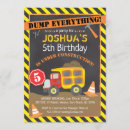 Search for construction birthday invitations Big machine