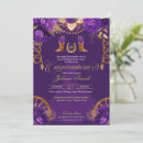 Recherche de purple gold quinceanera invitations Violet