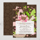 Search for lion baby girl shower invitations Zoo