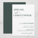 Search for simple emerald green wedding invitations Simple elegant calligraphy script