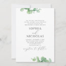 Search for eucalyptus foliage wedding invitations Script