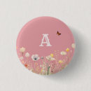 Recherche de jolie fleur badges Aquarelle