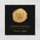 Search for circle business cards Gold