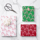 Search for christmas candy cane wrapping paper Holly