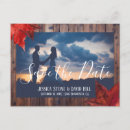 Search for red maple leaf invitations Elegant