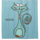 Search for funny cat shower curtains Animals