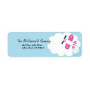 Search for cloud return address labels Plane