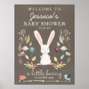 Search for bunny welcome signs Baby shower