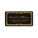 Search for gatsby return address labels 1920's