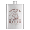 Search for bacon funny barware Pig