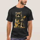 Search for cat playing guitar tshirts Wearing
