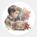 Search for vintage birthday cake stickers Celebration