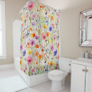 Search for wildflower shower curtains Cornflower