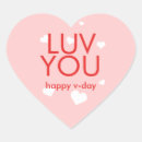Search for luv stickers Valentine