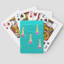Recherche de piscine jeux de cartes Femme