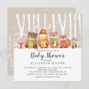 Search for winter woodland baby shower invitations Animals
