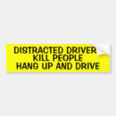 Search for distraction bumper stickers Distracted driver