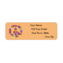 Search for pink orange return address labels Purple