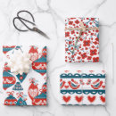 Search for red bird wrapping paper Whimsical