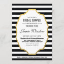 Search for stripe bridal shower invitations Chic