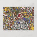 Recherche de mosaïque florale cartes postales Coloré