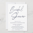 Search for navy and white bridal shower invitations Simple