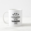 Search for employee of the year mugs Appreciation