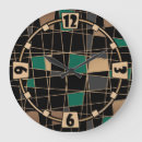 Recherche de motif abstrait horloges Noir