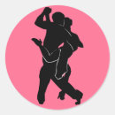 Recherche de danse du couple autocollants Danseurs