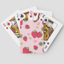 Search for strawberry playing cards Food