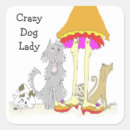 Search for crazy dogs stickers Crazy dog lady