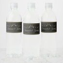 Search for black gold water bottle labels Simple