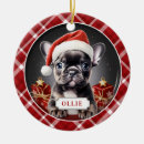 Search for black french bulldog ornaments Cute
