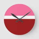 Search for maroon red clocks Burgundy