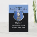 Search for police officer congratulations cards Policewoman