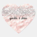 Search for pink and silver stickers Sparkle