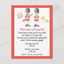 Search for guards invitations For kids