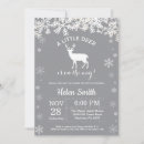 Search for fawn baby shower invitations Snowflake